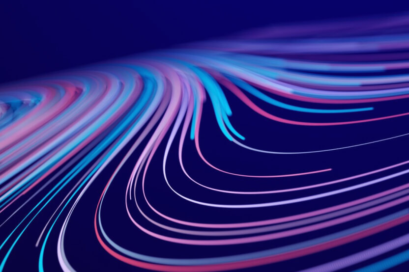 Background image with neon lines